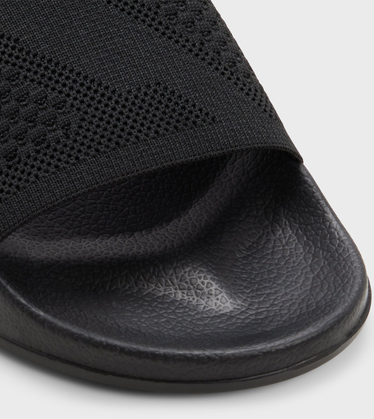 SOLANO Mesh Strap Open Toe Slides