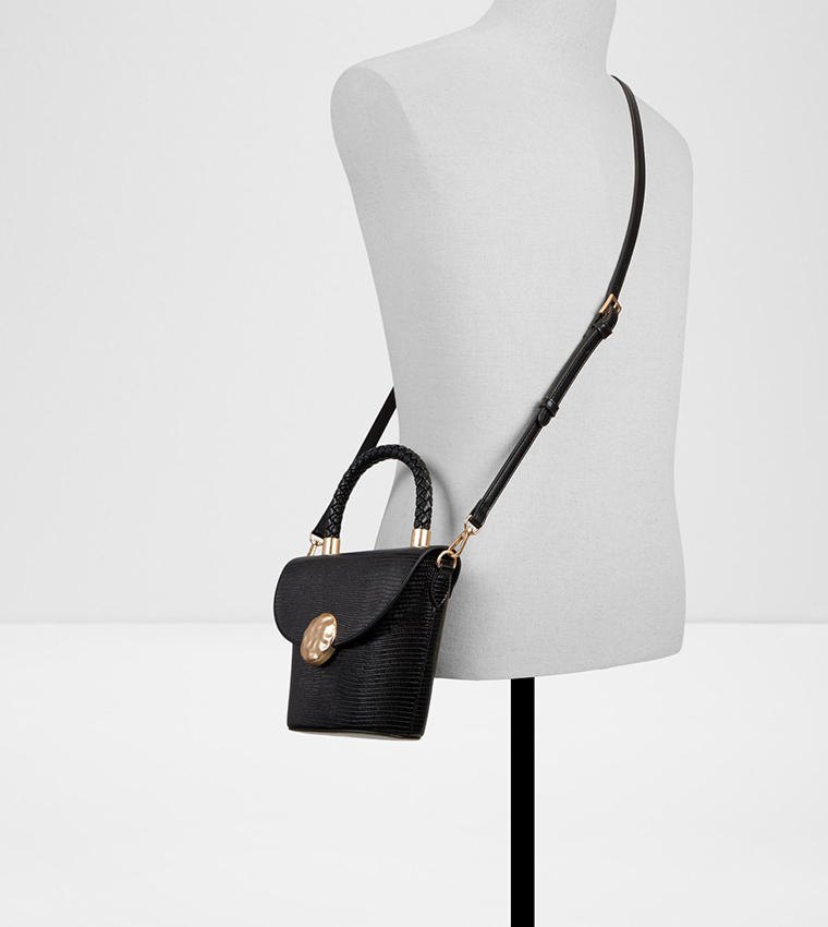 SOLETTA Textured Top Handle Bag