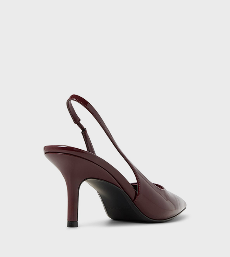 SOLLENNE Pointed Toe Slingback Pumps