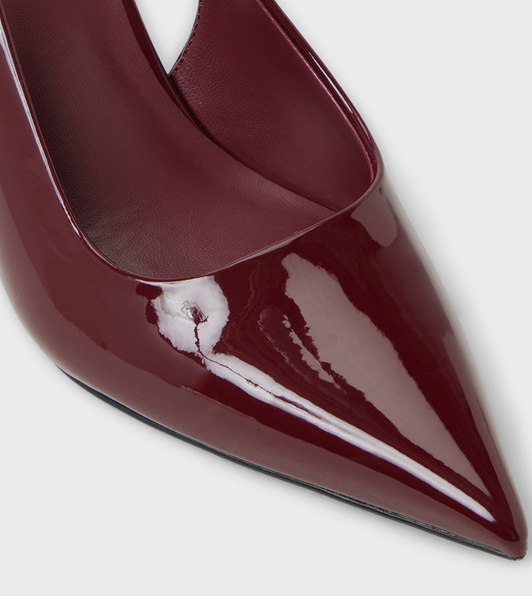 SOLLENNE Pointed Toe Slingback Pumps