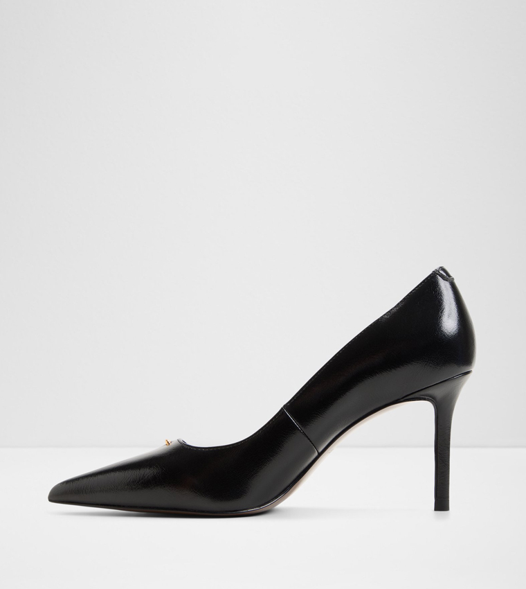 SOMAYA Textured Pointed Toe Pumps