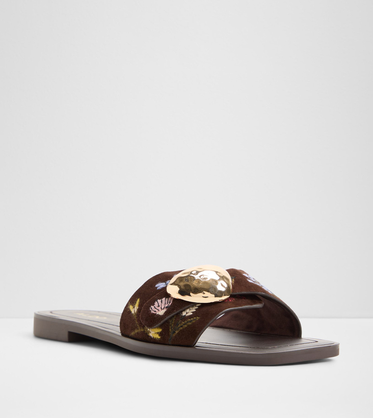 ألدو  الصنادل المسطحة - بني  Flat Sandals