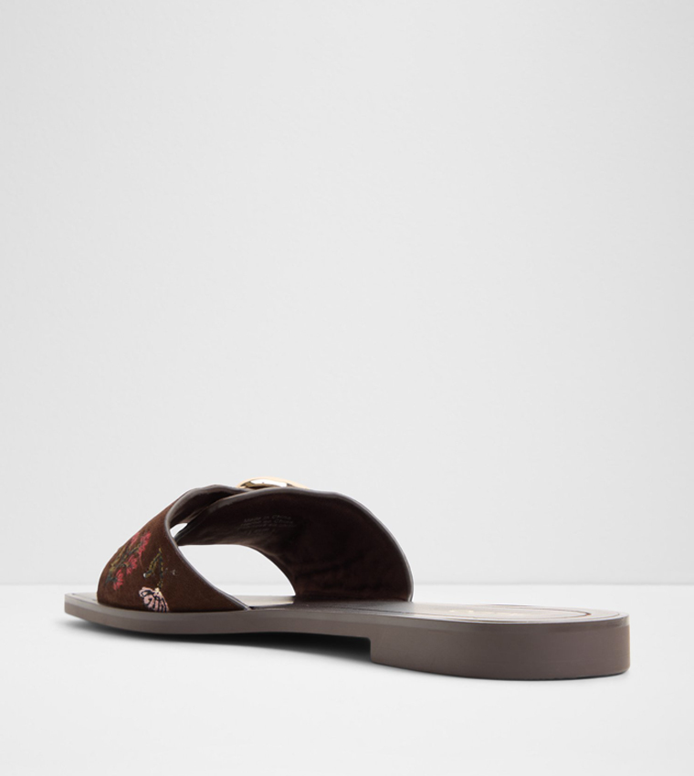 ألدو  الصنادل المسطحة - بني  Flat Sandals