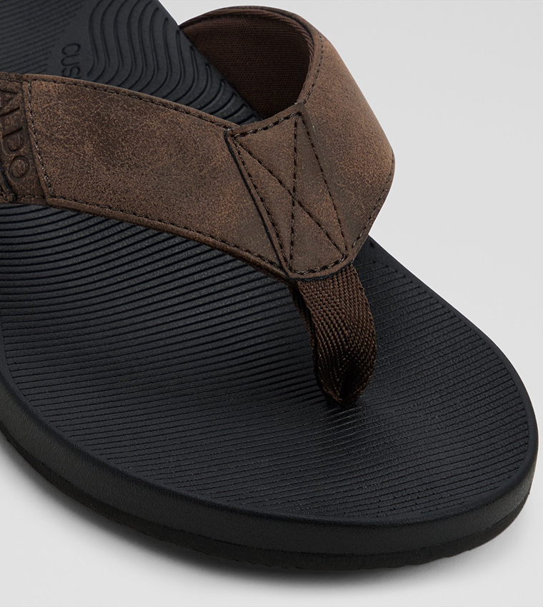 Aldo  Casual Sandals - Dark Brown Casual Sandals