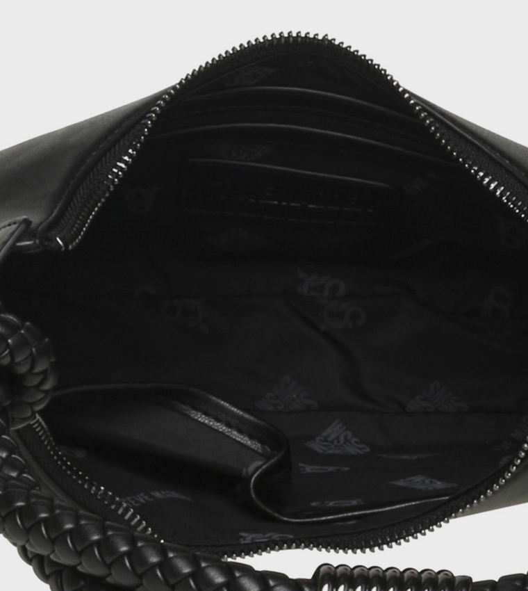 BCARNIE Braided Handle Zip Shoulder Bag