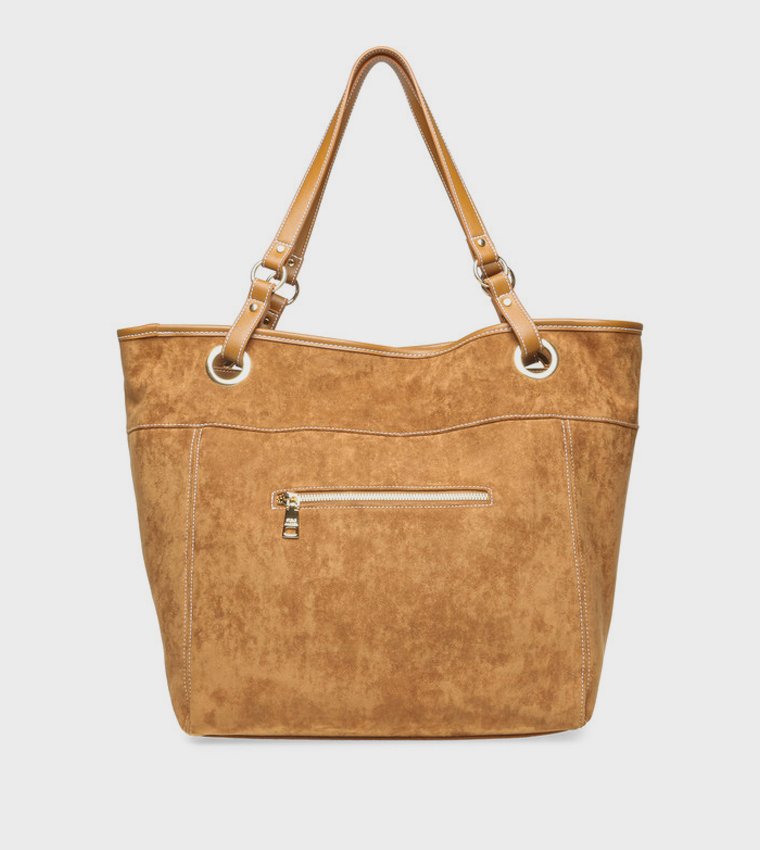 BSUTTEN 3 Solid Snap Button Tote Bag