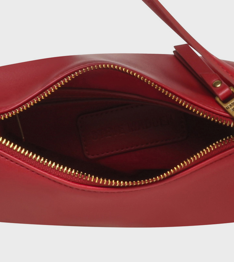 BNALLY Solid Zip Shoulder Bag