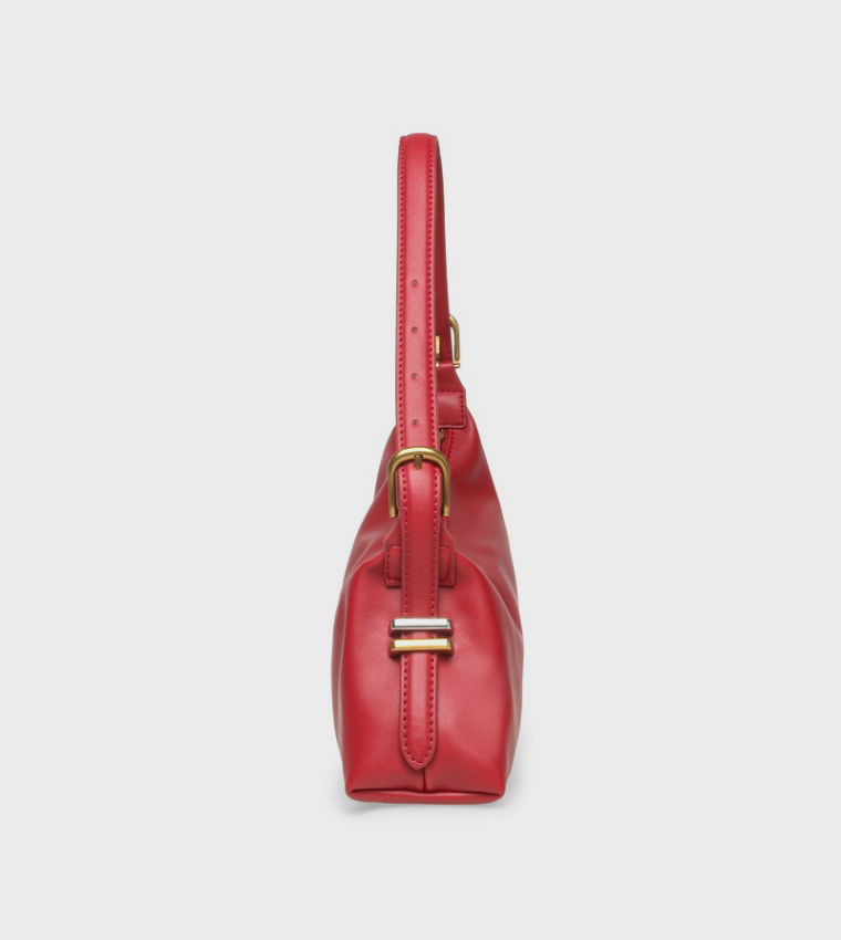 BNALLY Solid Zip Shoulder Bag