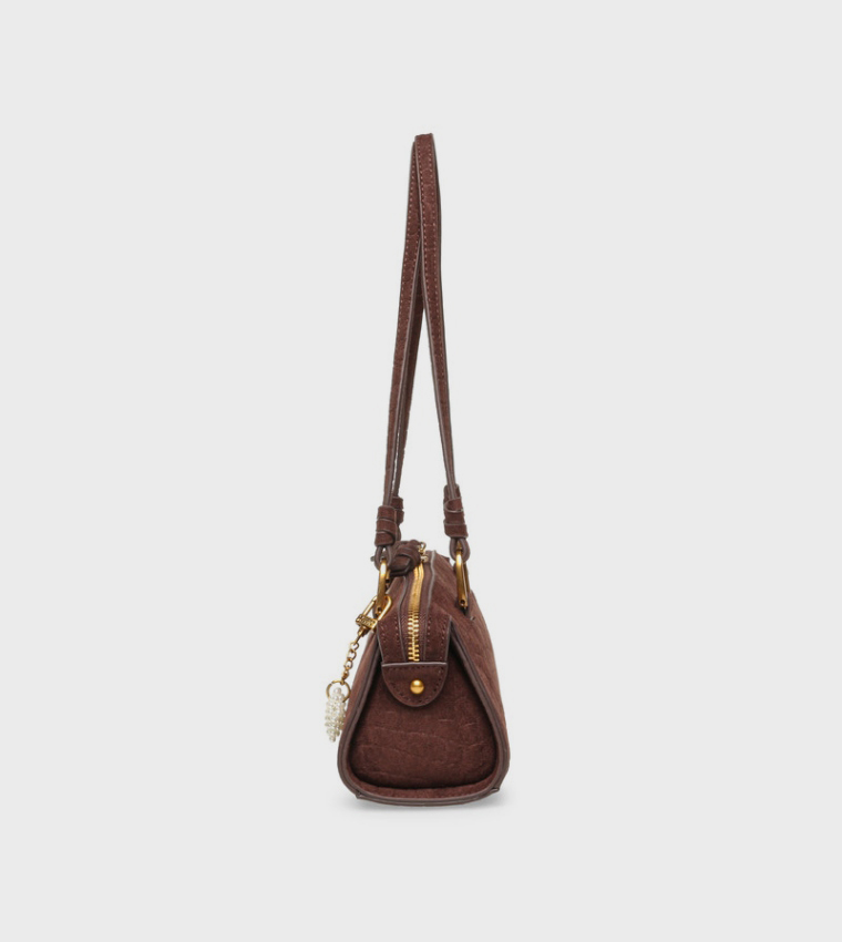 BFULTON Textured Zip Shoulder Bag