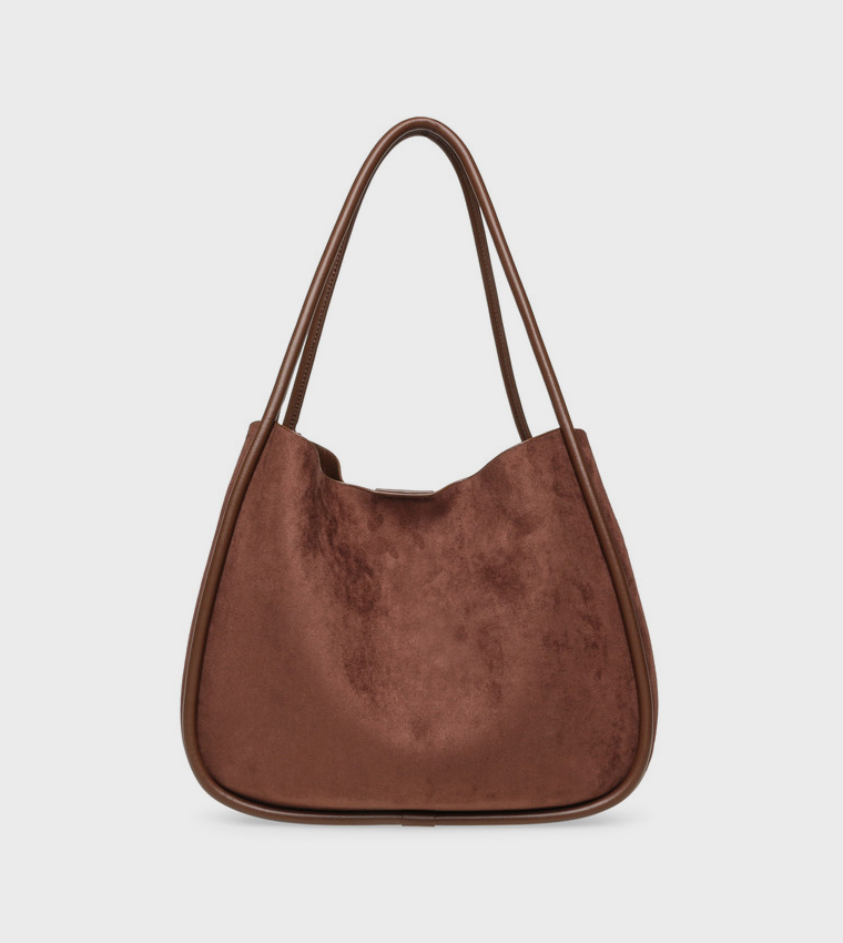 BKRAVE Textured Shoulder Bag