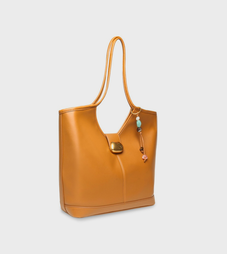 BPROUD 5 Solid Snap Button Tote Bag