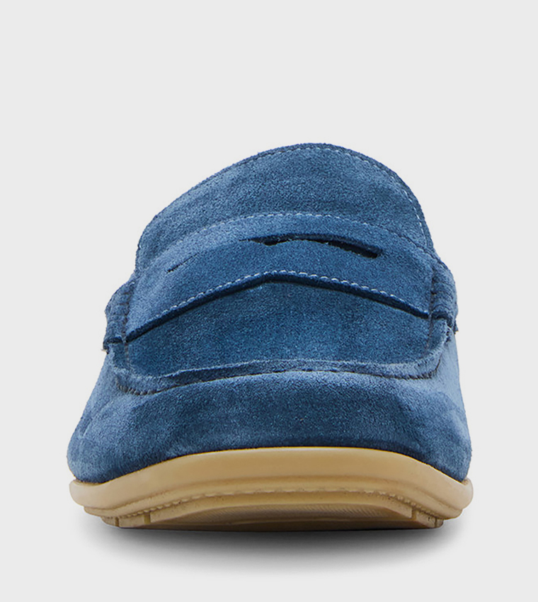 PIERCCE Solid Round Toe Loafers
