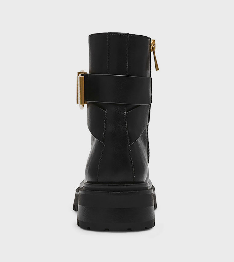 LEXS Round Toe Ankle Boots