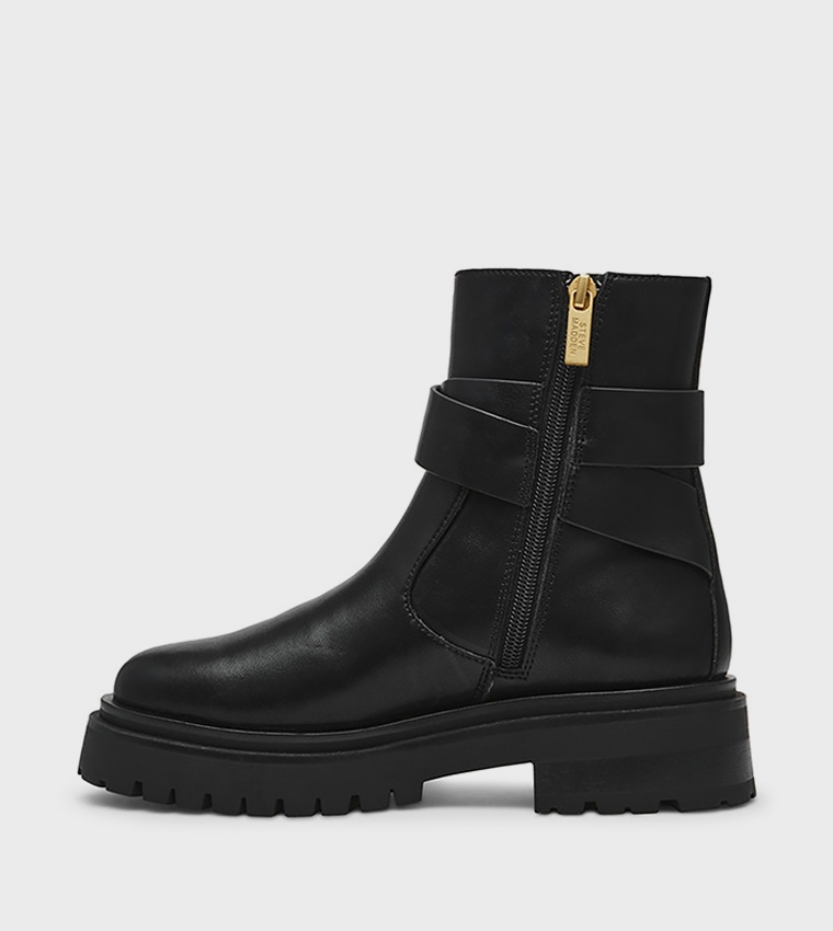 LEXS Round Toe Ankle Boots