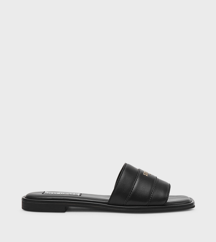 ASHTEN Logo Printed Flat Sandals