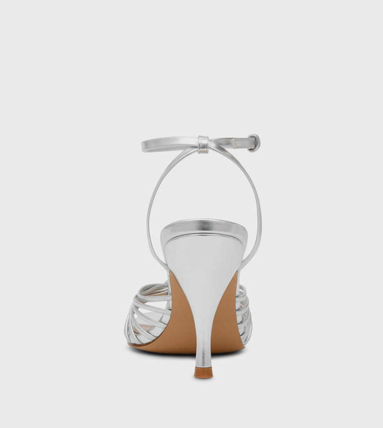 INTWINED Ankle Strap Heel Sandals