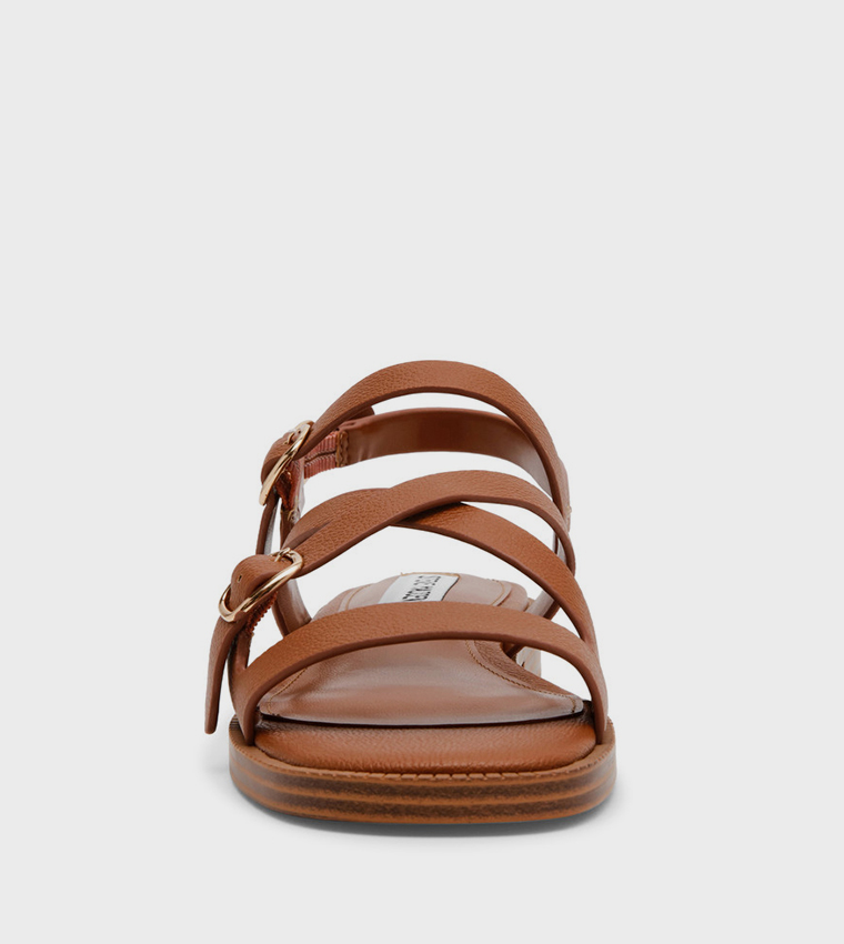 ستيف مادن  الصنادل المسطحة - بني  Flat Sandals
