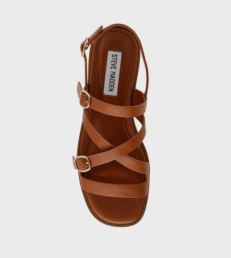 ستيف مادن  الصنادل المسطحة - بني  Flat Sandals