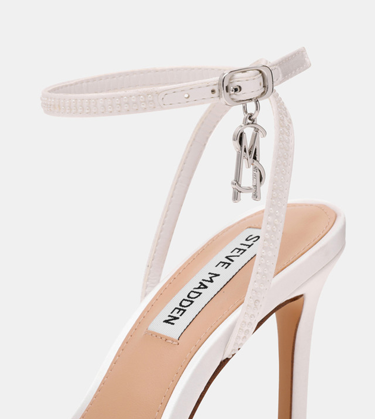 JYPSEY-CNP Embellished Ankle Strap Heel Sandals
