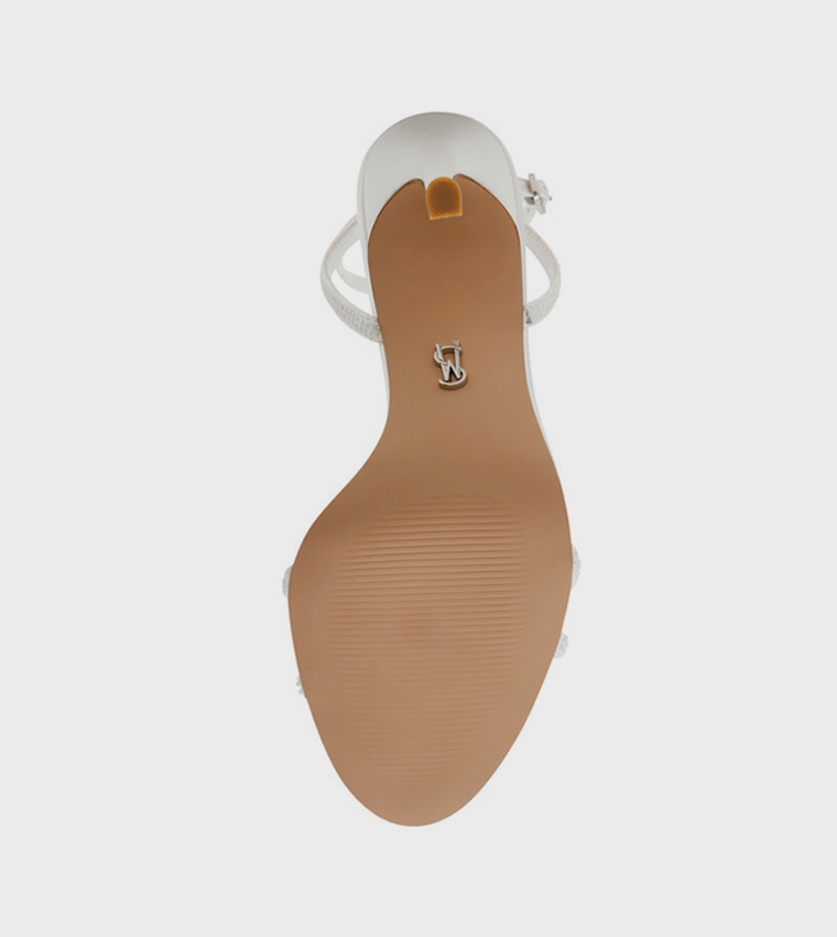 JYPSEY-CNP Embellished Ankle Strap Heel Sandals
