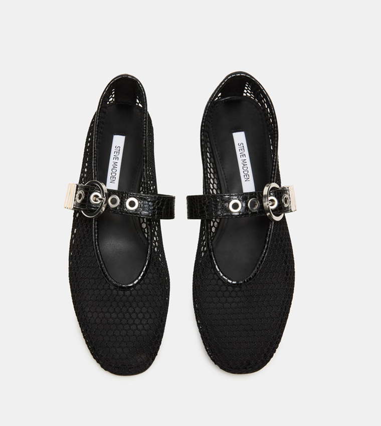 LUCIA Mesh Round Toe Mary Jane Shoes