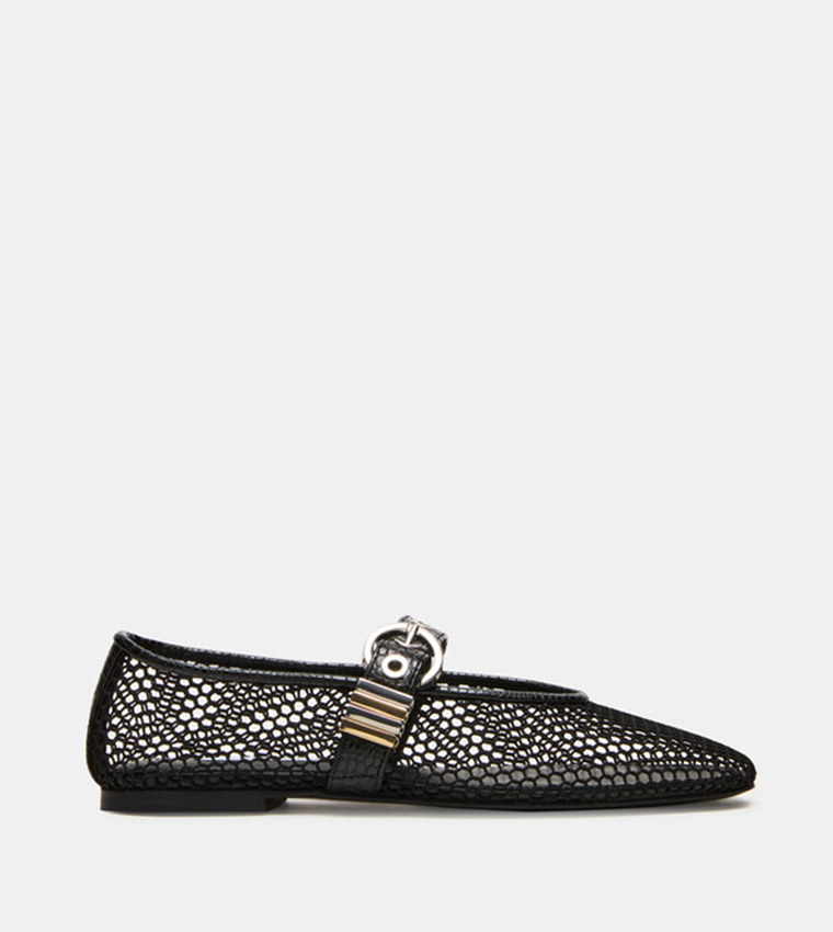 LUCIA Mesh Round Toe Mary Jane Shoes