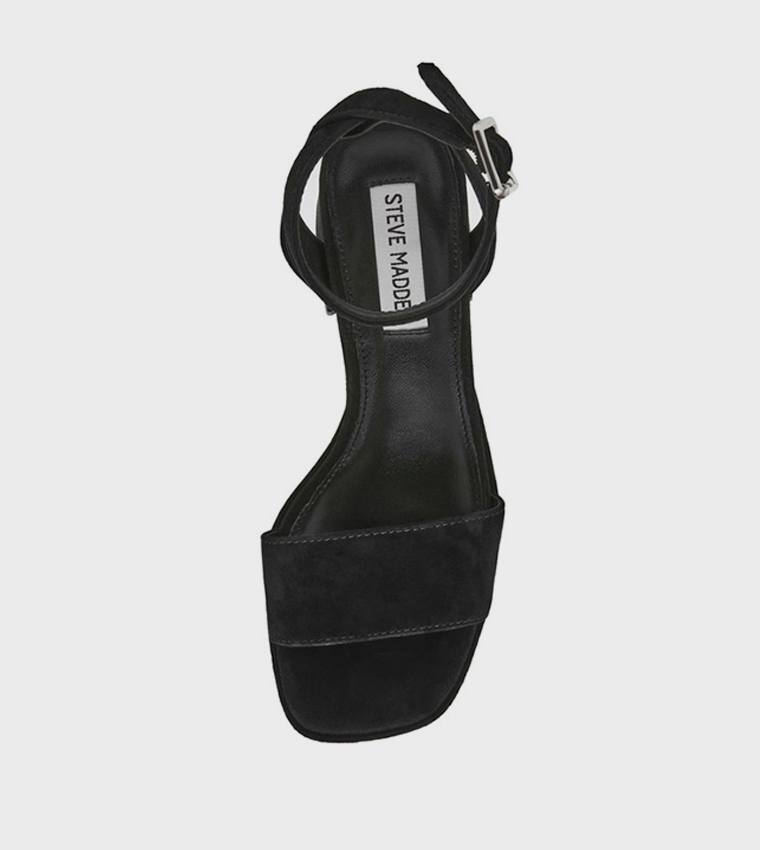 MERCERR Ankle Strap Block Heel Sandals