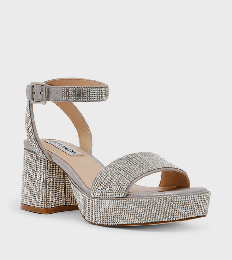 MERCERR-R Embellished Block Heel Sandals