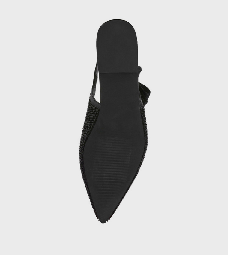 ستيف مادن  الصنادل المسطحة - أسود Flat Sandals