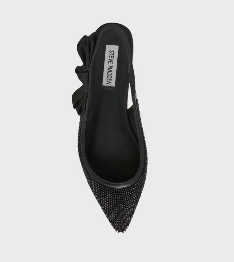 ستيف مادن  الصنادل المسطحة - أسود Flat Sandals