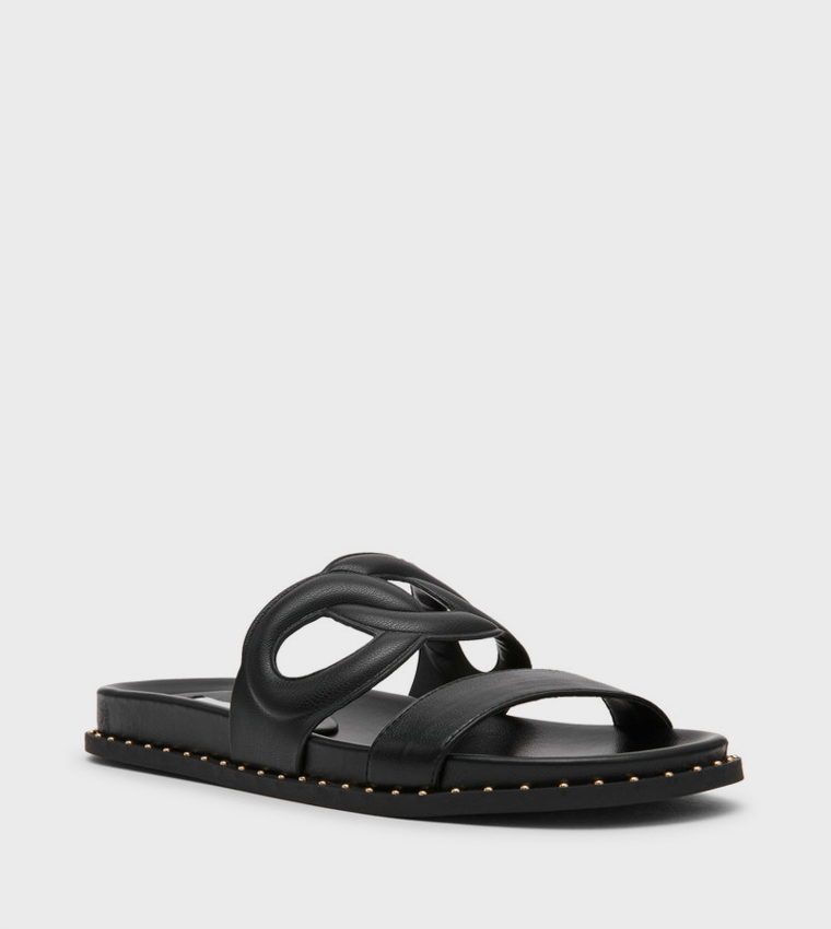 SANDLOT Studded Flat Sandals