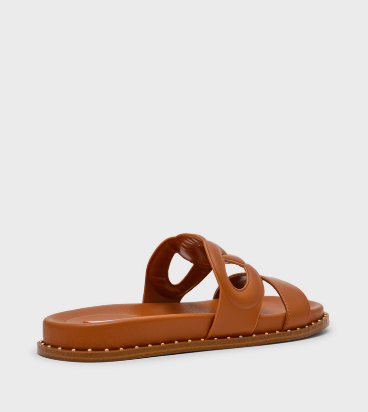 Steve Madden  Flat Sandals - Tan Flat Sandals