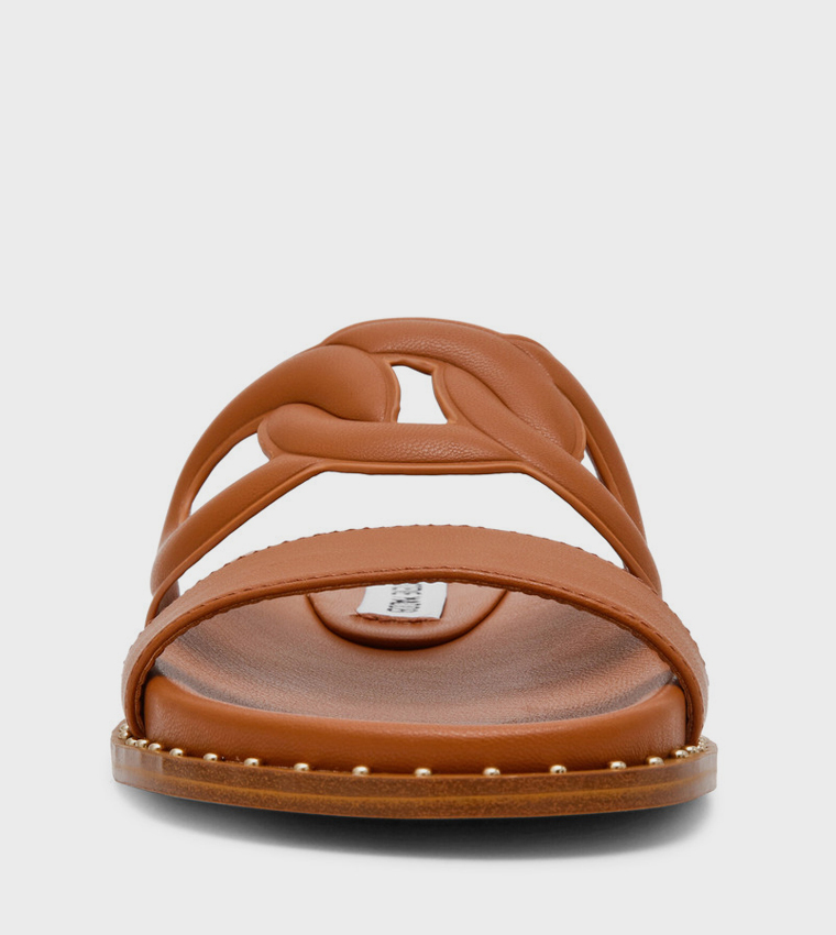 Steve Madden  Flat Sandals - Tan Flat Sandals