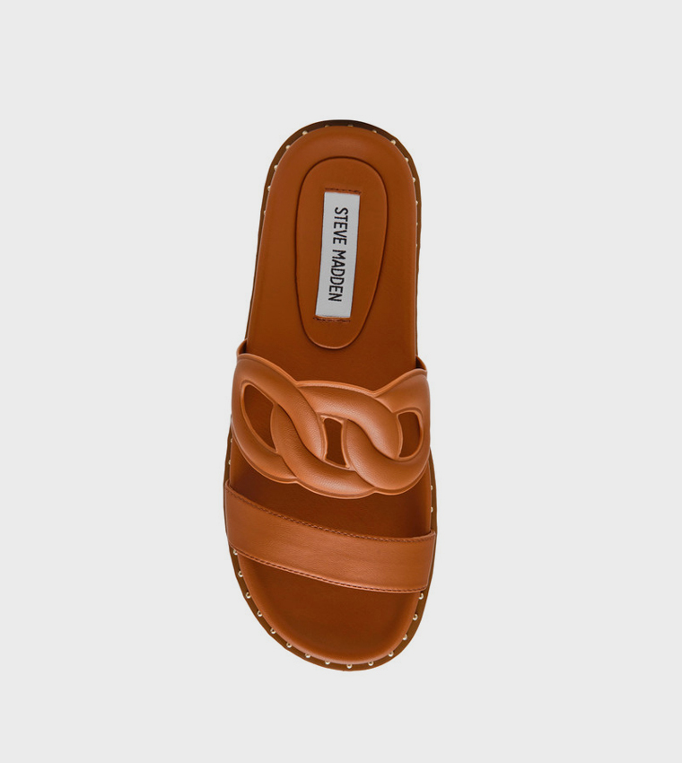 Steve Madden  Flat Sandals - Tan Flat Sandals