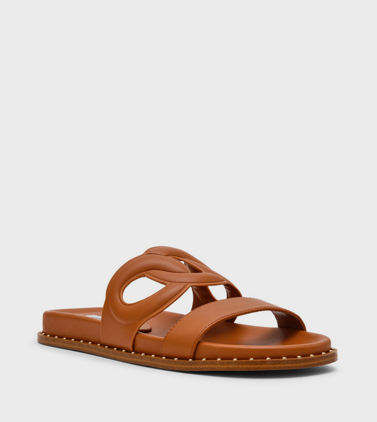 Steve Madden  Flat Sandals - Tan Flat Sandals