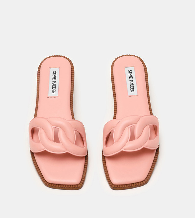 Steve Madden  Flat Sandals - Pink Flat Sandals