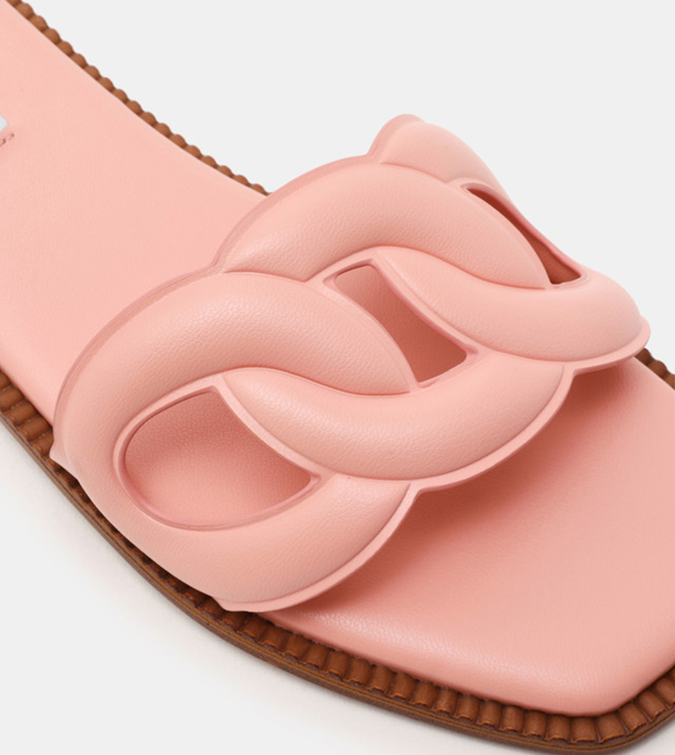 Steve Madden  Flat Sandals - Pink Flat Sandals