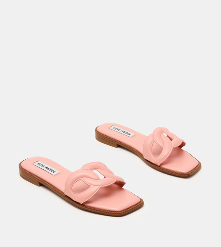 Steve Madden  Flat Sandals - Pink Flat Sandals