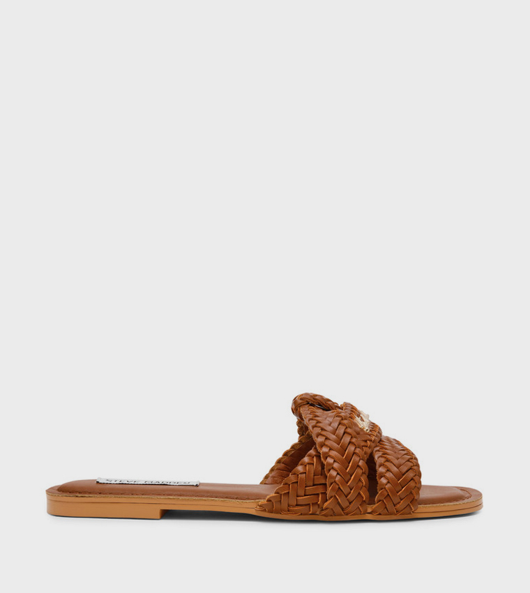 Steve Madden  Flat Sandals - Brown Flat Sandals
