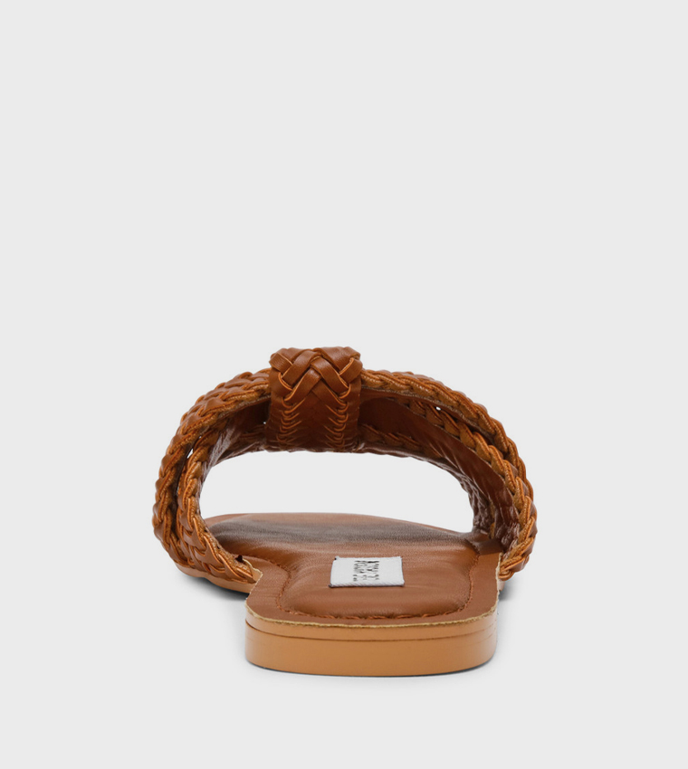 Steve Madden  Flat Sandals - Brown Flat Sandals