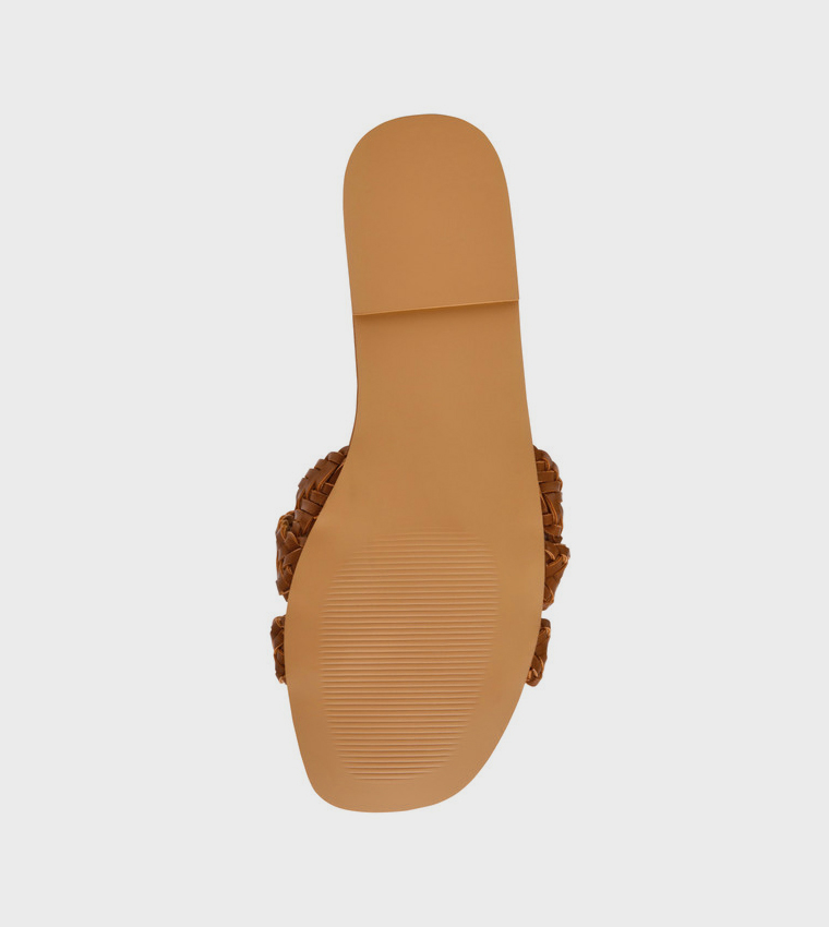 Steve Madden  Flat Sandals - Brown Flat Sandals