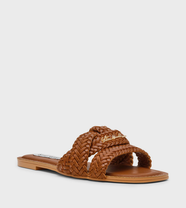 Steve Madden  Flat Sandals - Brown Flat Sandals