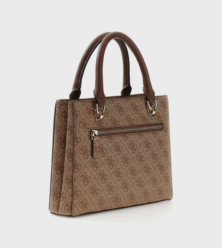 NOELLE II Logo Patterned Satchel Bag