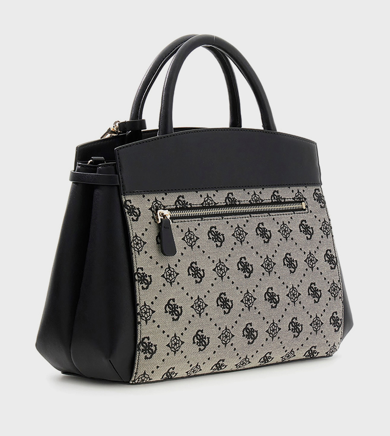 MELINDA Logo Patterned Satchel Bag