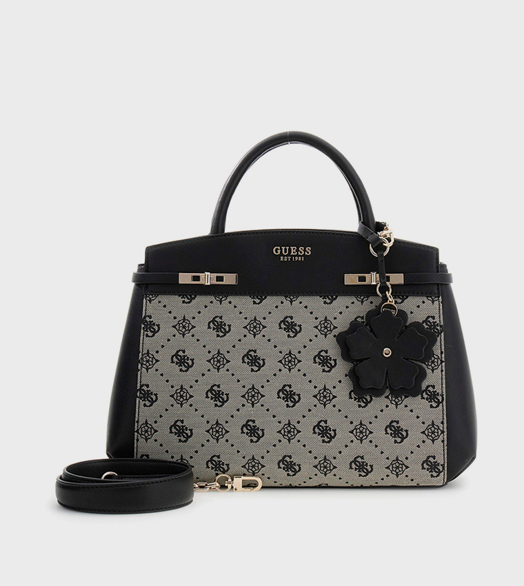 MELINDA Logo Patterned Satchel Bag