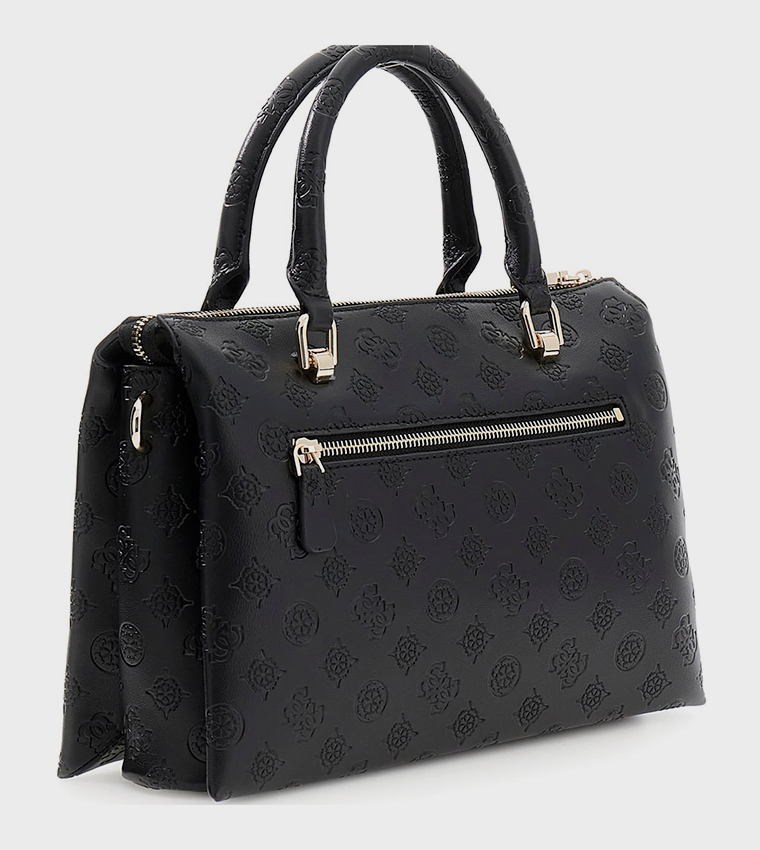 DITA Logo Debossed Satchel Bag