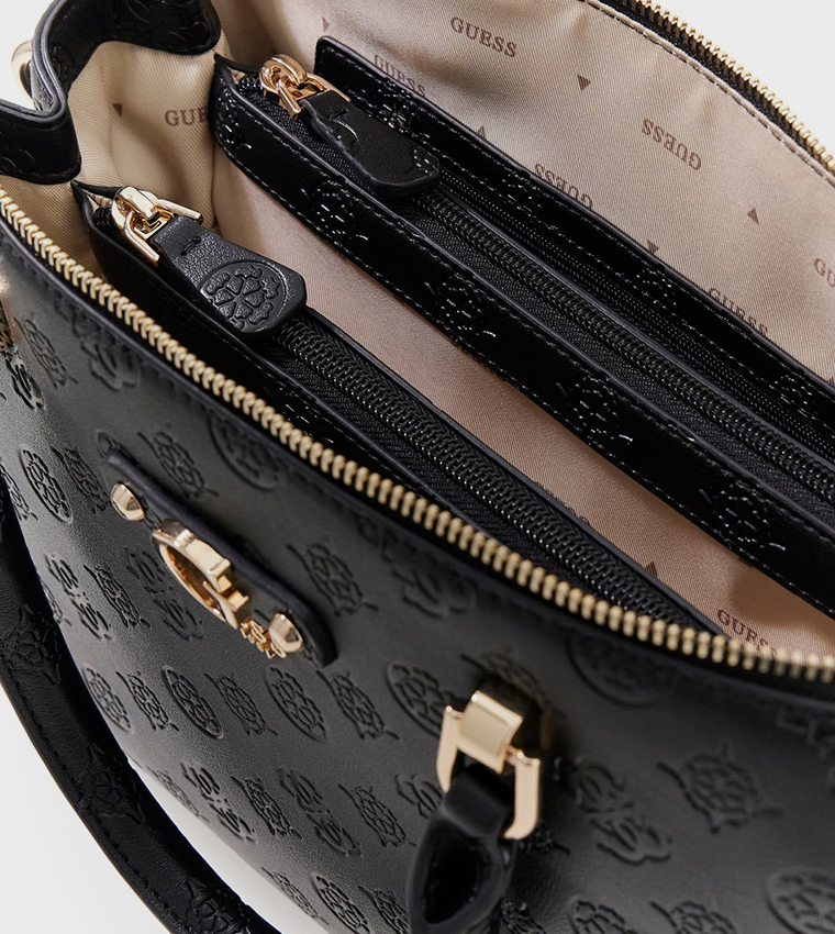 DITA Logo Debossed Satchel Bag