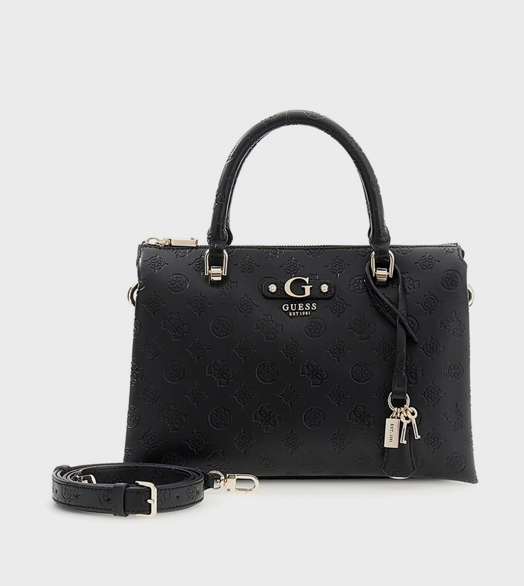 DITA Logo Debossed Satchel Bag
