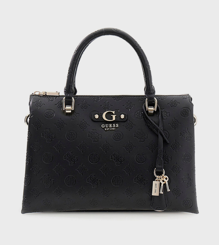 DITA Logo Debossed Satchel Bag