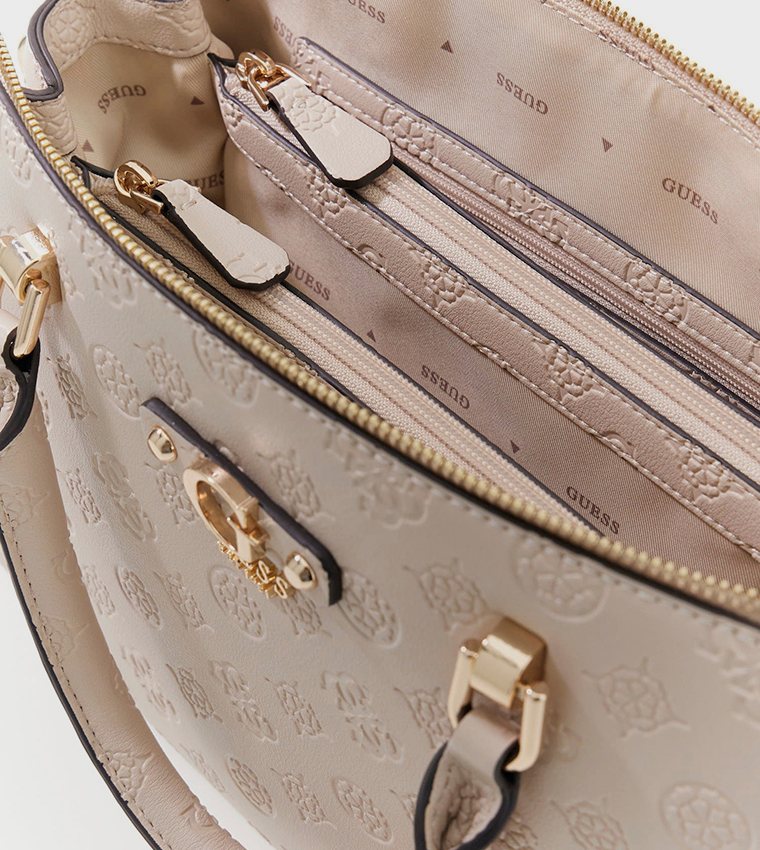 DITA Logo Debossed Satchel Bag